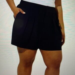 Torrid Dress Shorts Wide Leg Crepe size 12 black